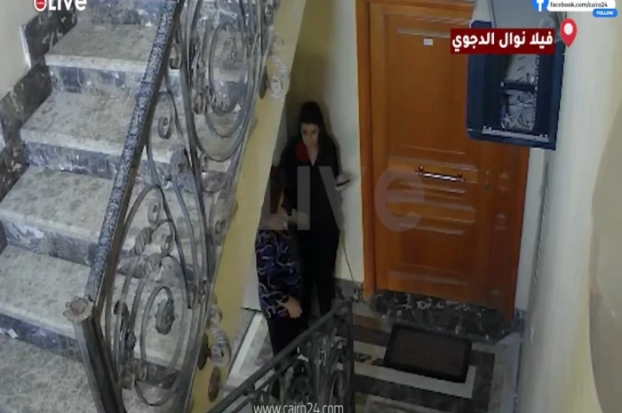 شاهد: أول فيديو لحظة معاينة سيدة الأعمال المصرية نوال الدجوي منزلها بعد بلاغ سرقة 15 كيلو ذهب وملايين الجنيهات