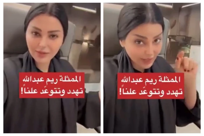 بالفيديو… الفنانة ريم عبدالله تهدد شخص :أقسم بالله لأجيبك وأجرك بأذنك