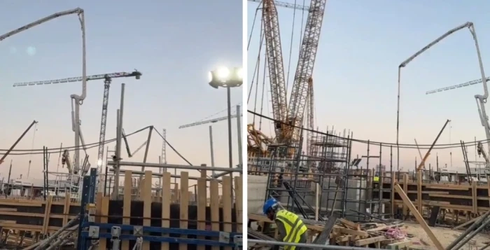 شاهد.. أحدث أعمال الإنشاءات بملعب " وسط جدة".. والكشف عن قيمة التكلفة