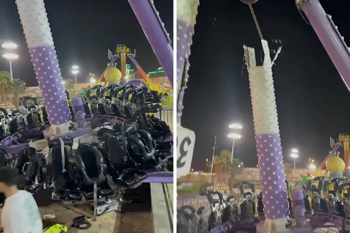 سقوط لعبة كهربائية في منتزه الجبل الأخضر بالهدا..وأنباء عن وفيات