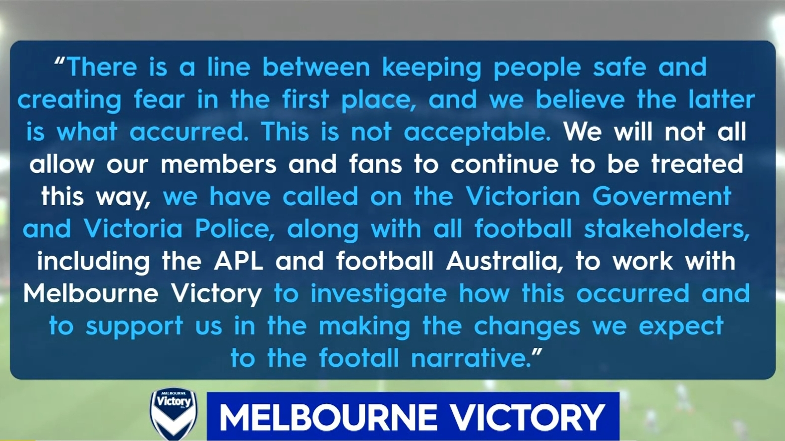 Victory slams Victoria Police over grand final presence