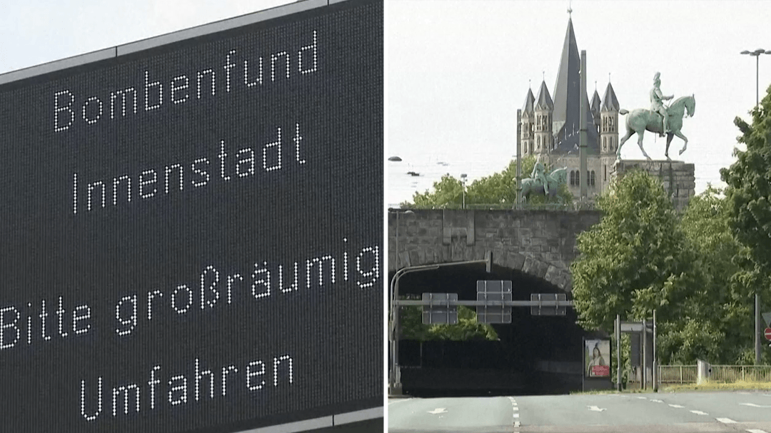 Mass evacuations in German city after World War II bombs found