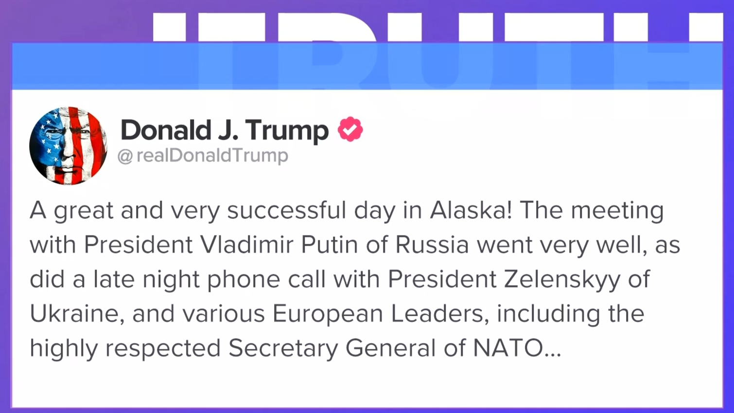 Donald Trump reverses course on Ukraine-Russia ceasefire deal