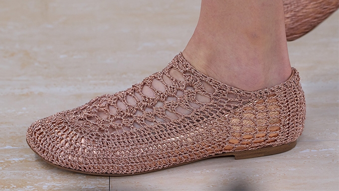 Crochet shoes are this summer's breeziest staple