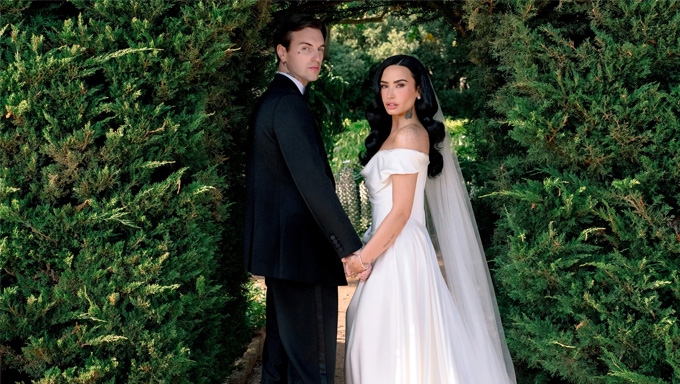 Inside Demi Lovato and Jordan 'Jutes' Lutes's wedding at a historic estate in Santa Barbara