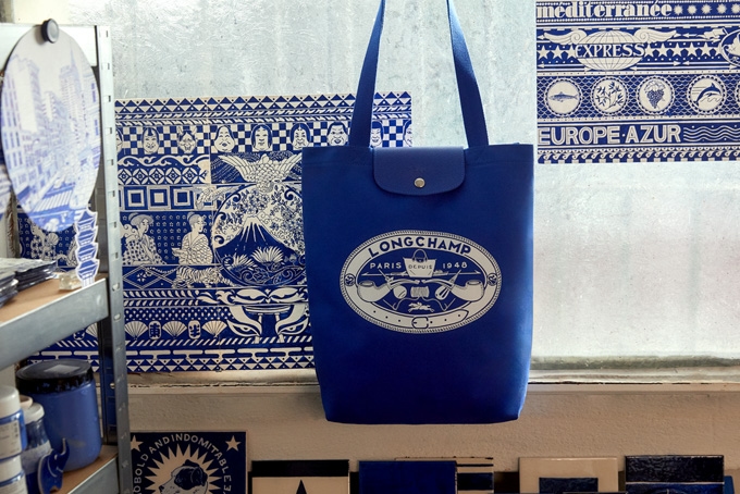 The Longchamp X Constantin collab presents a new house emblem