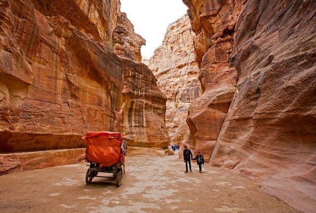 الأجانب يستحوذون على الحصة الكبرى من الزيارات لمدينة البترا