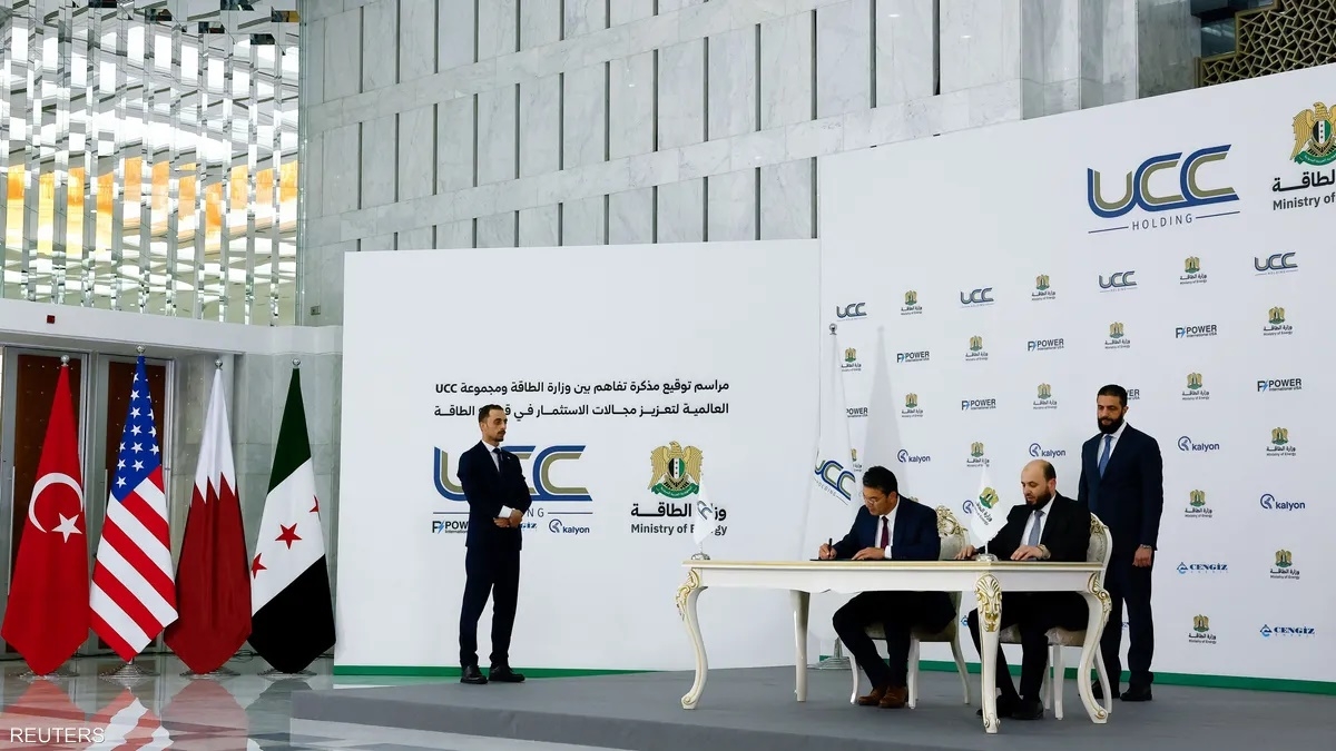 سوريا توقع اتفاقا بـ7 مليارات دولار مع تحالف شركات لتوليد الكهرباء