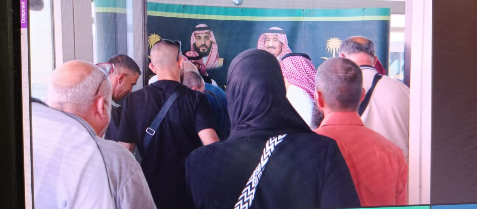 القائم بالأعمال بالإنابة في السفارة السعودية بعمان يودع ضيوف خادم الحرمين الشريفين حجاج دولة فلسطين