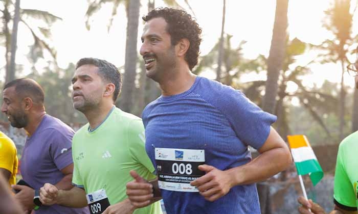 India's Tribute to UAE's Year of Community: UAE Economy Minister H.E. Abdulla Bin Touq Al Marri Runs at Community Run in Kerala