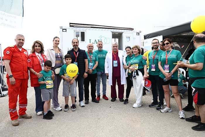 LAU Medical Centers Provide Essential Medical Support at the 2025 OMT Beirut Marathon
