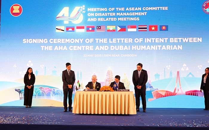 Dubai Humanitarian and ASEAN's AHA Centre Sign Letter of Intent to Strengthen Disaster Response