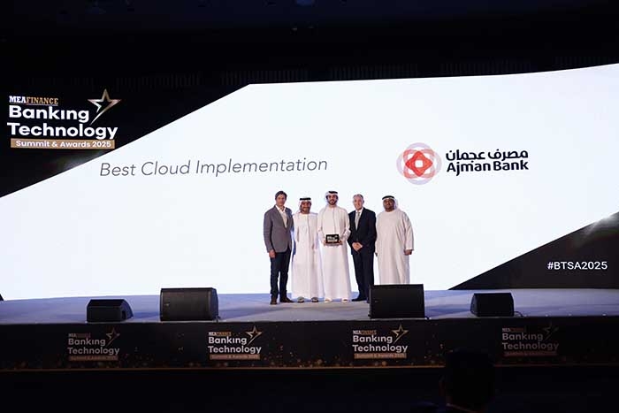 Ajman Bank Wins MEA Finance Banking Technology Awards 2025 for Outstanding Innovation and Digital Excellence in Islamic Banking