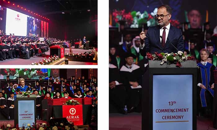 AURAK Graduation Ceremony Sees Record Number of Female Graduates; AI Gains Prominence