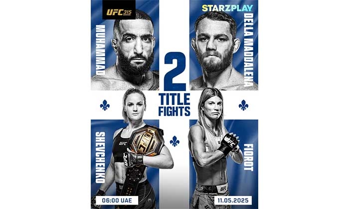 Welterweight Title Showdown Headlines UFC 315 in Montreal