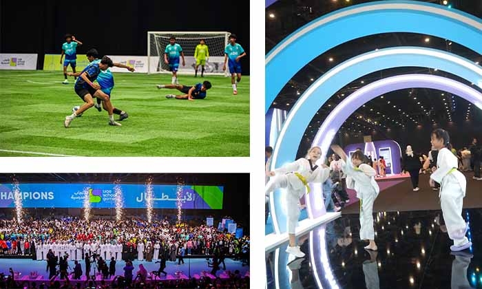 Second edition of UAE School Games concludes, honouring 1,365 male and female student winners across 12 sports categories