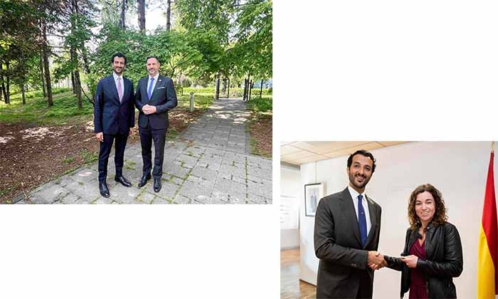 H.E. Bin Touq meets with tourism ministers of Spain and Croatia to enhance prospects for cooperation in the sector