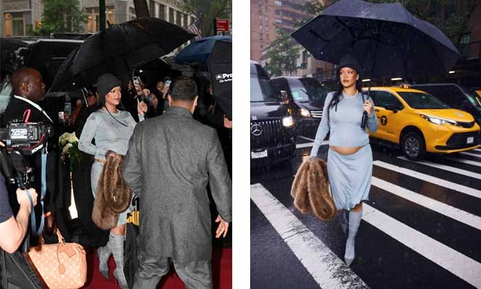 RIHANNA UNVEILS HER SPECIAL NEWS IN MESSIKA AHEAD OF THE MET GALA 2025