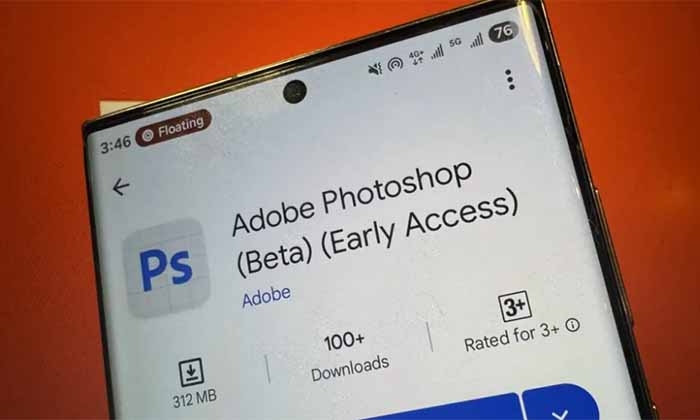 Photoshop Launches on Android, Free During Beta
