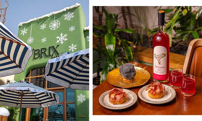 BRIX CAFÉ TRANSFORMS INTO A WINTER WONDERLAND TO BEAT THE SUMMER HEAT