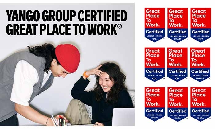Yango Group earns Great Place to Work® certification across nine countries