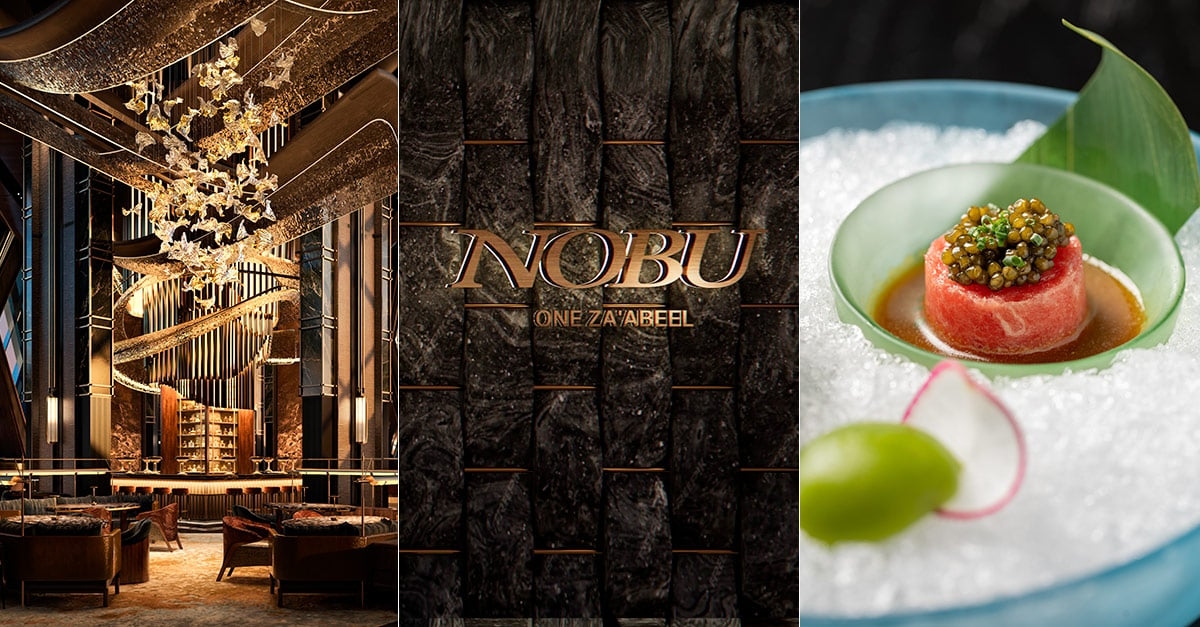 The upcoming Nobu at The Link, One Za'abeel in Dubai looks stunning