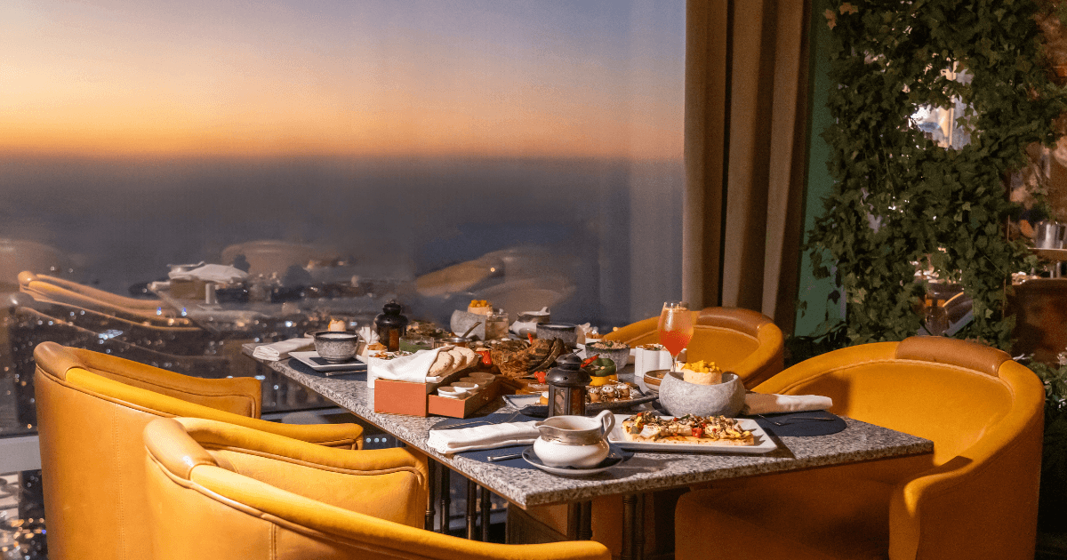 Celebrate Ramadan above the clouds at At.mosphere Burj Khalifa