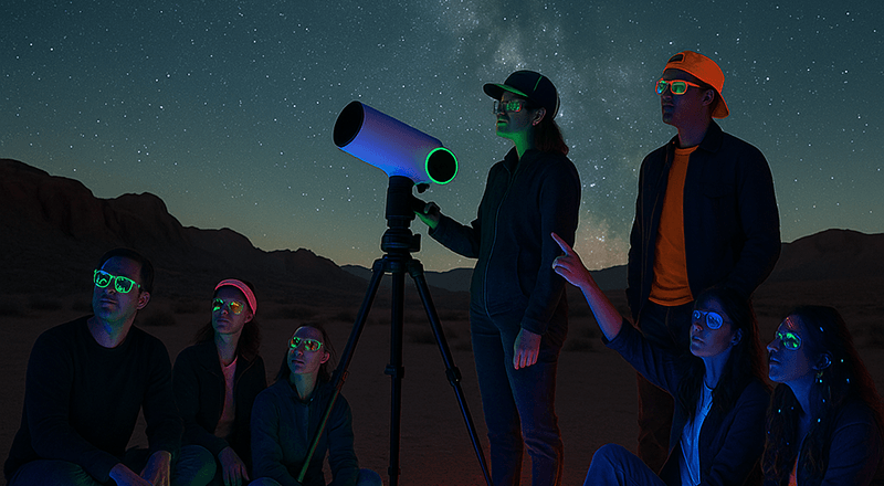 Cosmic Glow: A Stargazing Spectacle at Jebel Hafit Desert Park