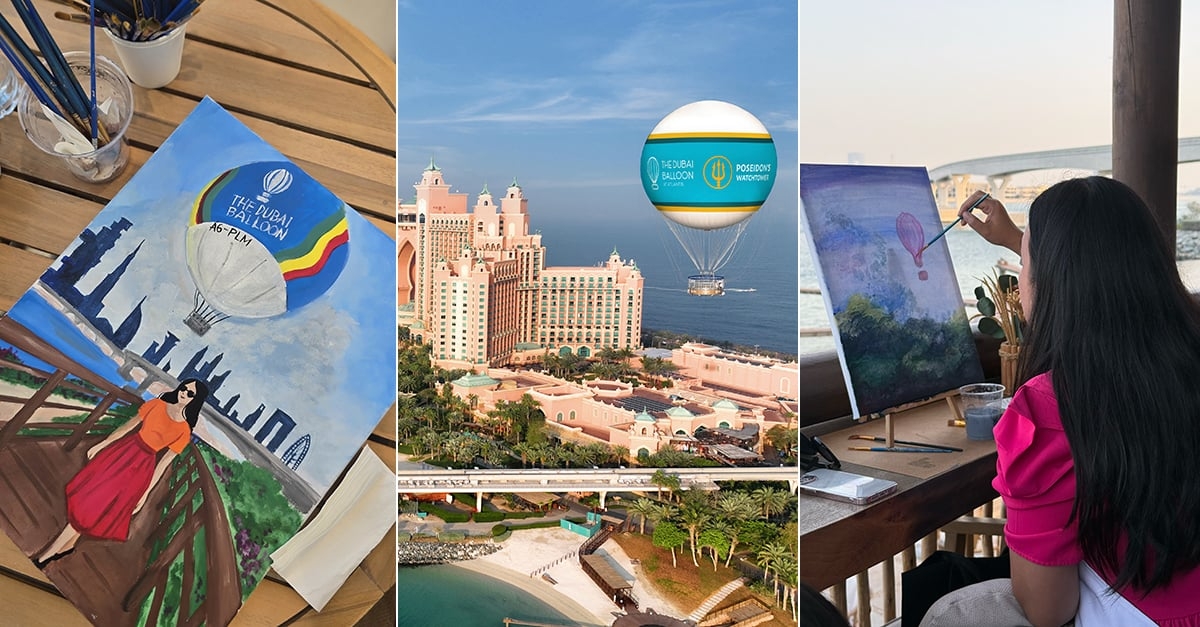 Take a trip to the skies with this painting workshop in Dubai