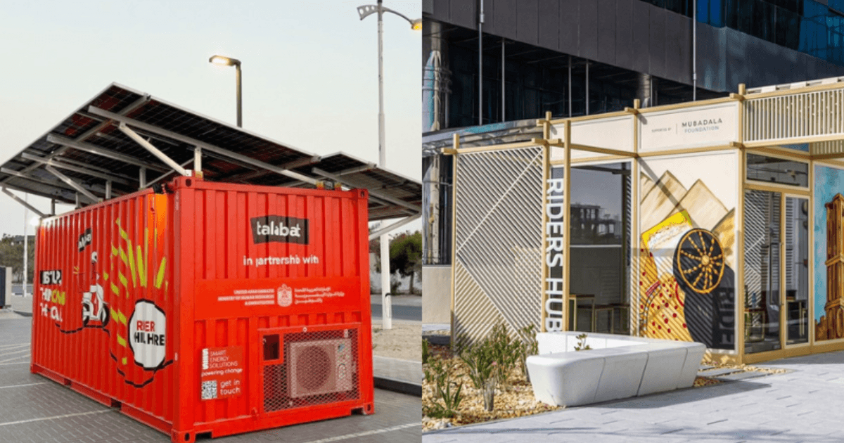 Over 10,000 air-conditioned rest stations set up for delivery riders as part of UAE midday break
