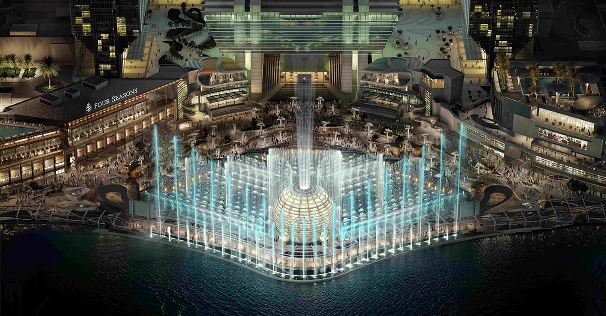 Al Maryah Island Waterfront revamp to include AI-powered water jets