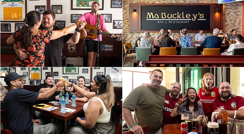 Here's what went down at the fun party brunch at Ma Buckley's Bar