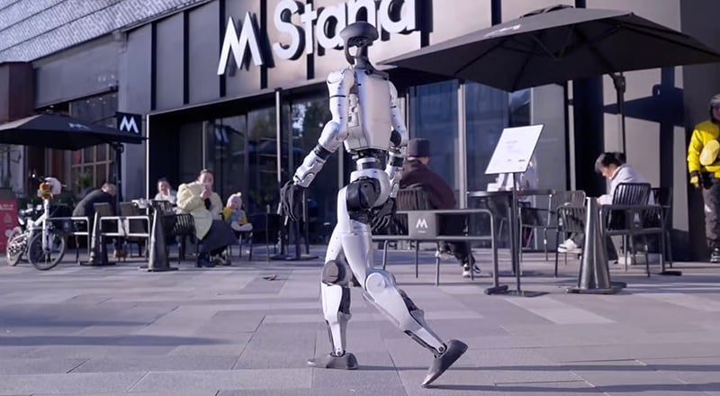 Meet the humanoid robot spotted running around Dubai