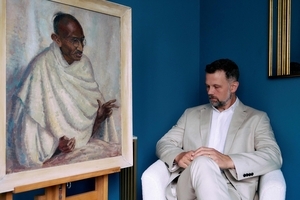 Rare Gandhi portrait up for UK sale