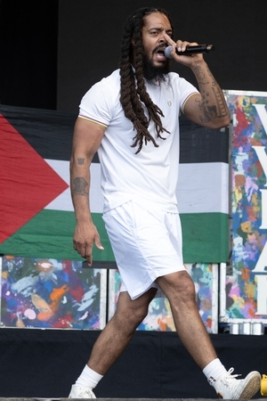 Rap duo Bob Vylan's anti-Israel chants prompt UK police to review Glastonbury acts