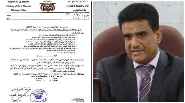 الشجاع: الشماسي يعبث بملايين الدولارات.. وأين بن مبارك من وعود محاربة الفساد