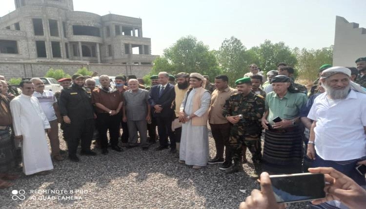 وضع حجر الاساس لمدينة المغتربين بلحج
