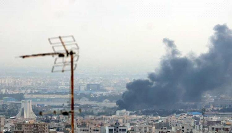 انفجارات قوية تهز طهران وغارة جوية تدمير مقر جهاز الأمن الداخلي