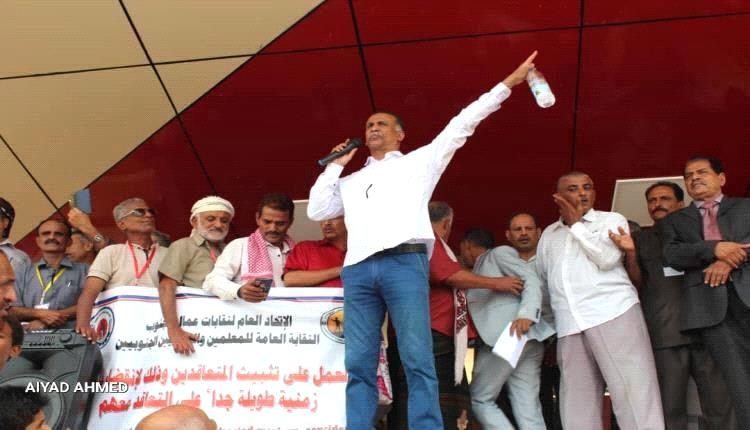 رئيس نقابات عمال الجنوب يكشف عن مهلة محددة للحكومة وخطة لإدارة الاوضاع