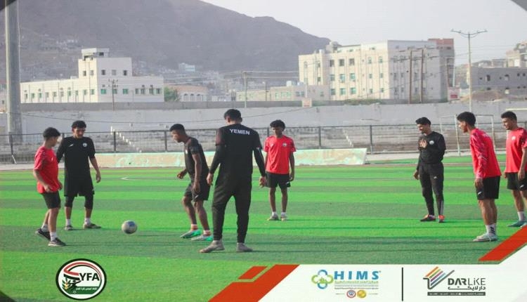 حصة تدريبية صباحية للمنتخب الاول لرفع جاهزية اللاعبين لمواجهة لبنان