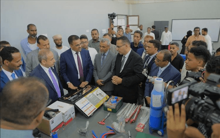المكلا تشهد إطلاق مشروع نوعي لتطوير التعليم الفني في مجال التبريد والتكييف