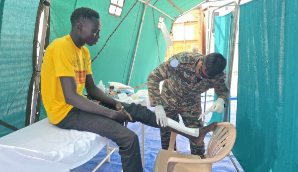 South Sudan: Free medical care by Indian peacekeepers gives hope to over 300 displaced people