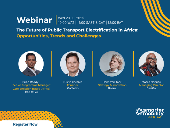 Unlocking Africa's E-Mobility Future: Upcoming Webinar on Public Transport Electrification