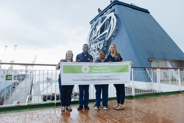 International Nurses Day: Nurse-Led Team Honored for Bringing Dignified Care and Support To Terminally Ill Patients on Hospital Ship in Africa