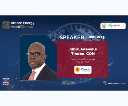 Oando PLC's Cross-Border Expansion to be Spotlighted at African Energy Week (AEW) 2025