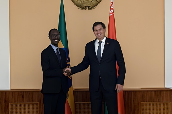 Negotiations of the Minister of Foreign Affairs of Belarus M.Ryzhenkov with the Minister of Foreign Affairs of Ethiopia