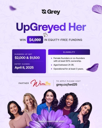 Grey Awards $9500 to Women Entrepreneurs from Brazil and Nigeria through UpGreyed Her 2025