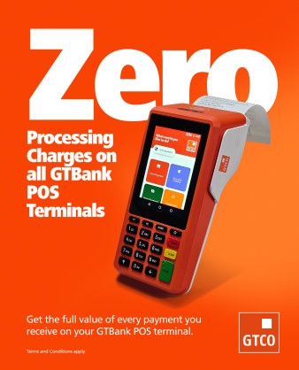 Press Release Zero Processing Fee; GTBank Removes Point of Sale (POS) Processing Fees to Support Businesses