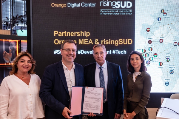 Orange Middle East and Africa and risingSUD join forces to facilitate the establishment and development of startups in the South of France