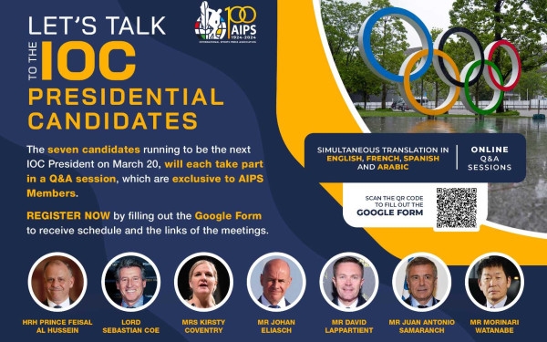 Looking to the future of global sport: Let's talk to the International Olympic Committee (IOC) presidential candidates